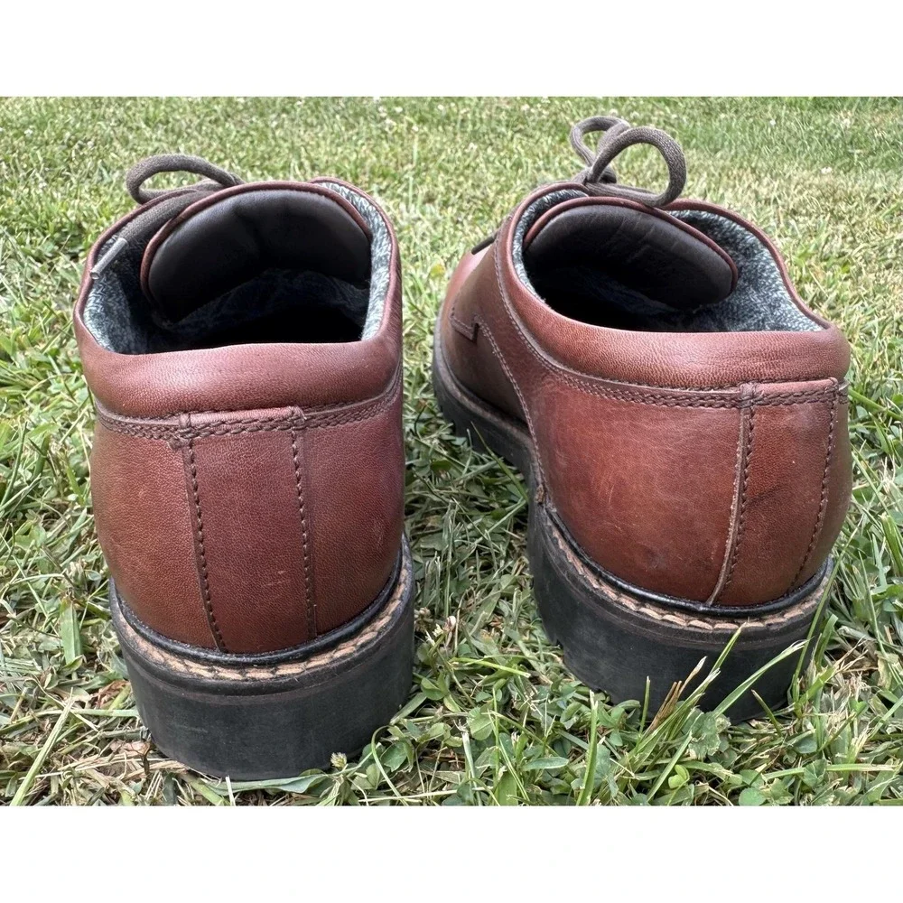 Johnston & Murphy Sport Shoes Mens Size 9.5 Brown Leather Gore-Tex Waterproof